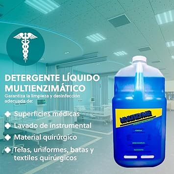 Detergente multienzimático biodegradable.