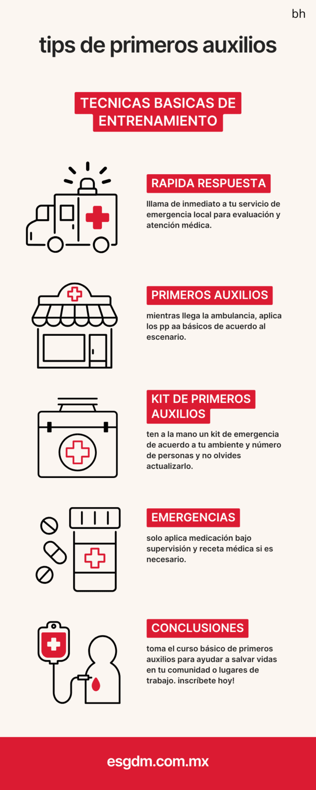 tips de primeros auxilios ccomunitarios