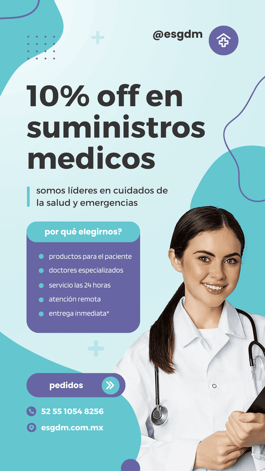 Materiales y equipos médicos con descuento